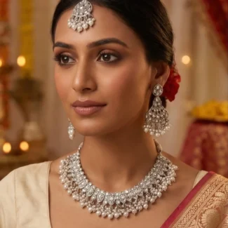 Amazing Polki Necklace Set