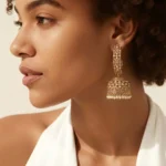 Love Lux ST AD Premium Hoop Jhumki Earrings