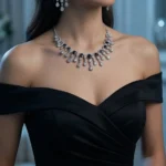Love Lux ST Luxury black ad choker stud set